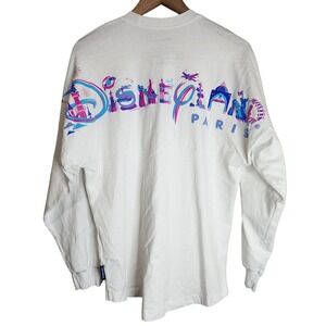Disney Disneyland Paris Spirit Jersey Women's XS 30th Anniversary Retro‎ White